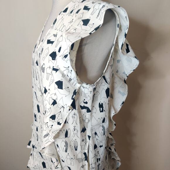 Diana Vapsve Lithuania Dress Graphic Print Art to Wear - Picture 9 of 14